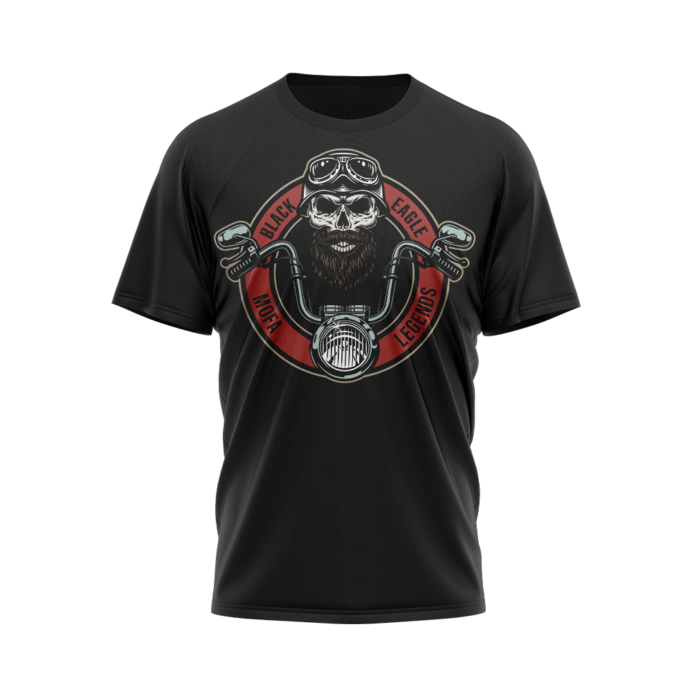 ORIGINAL "Mofalegends" Skull Beard T-Shirt von Mofalegends