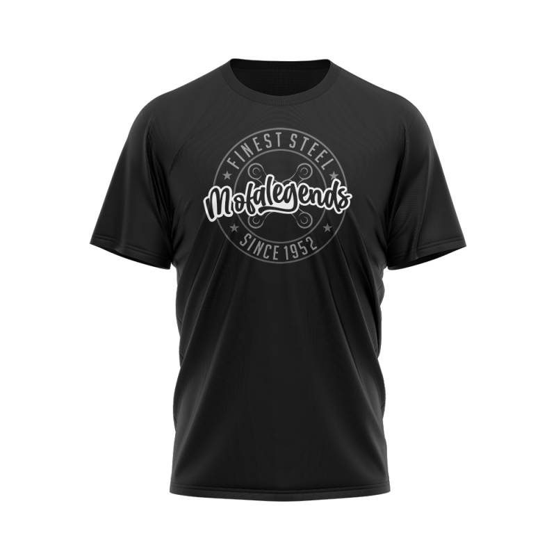 ORIGINAL "Mofalegends" T-Shirt kleineres dezentes Logo von Mofalegends