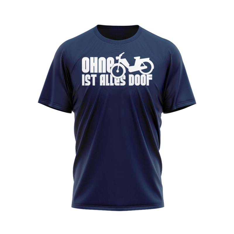 Ohne Mofa ist alles doof Logo T-Shirt von Mofalegends