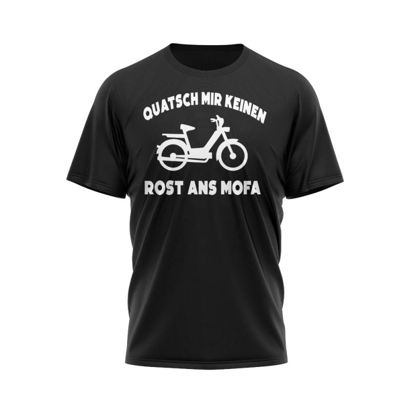 Quatsch mir keinen Rost ans Mofa Logo T-Shirt von Mofalegends