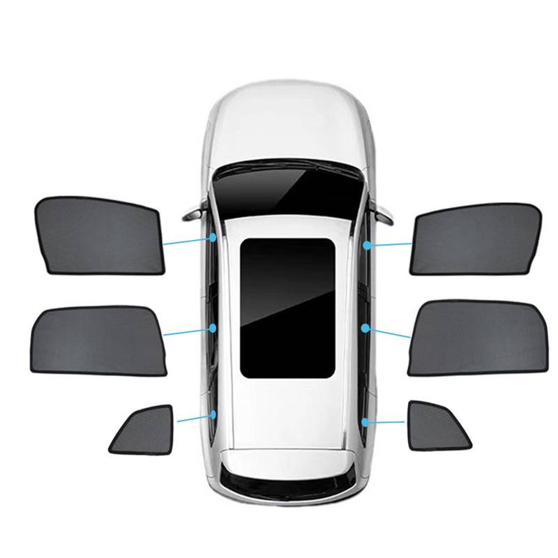 für Audi Q2 GA 2017-2023 Auto Sonnenschutz Vorhang Fenster Vorhang Magnetisch,Gardinen Seitenscheibe für UV-Schutz, Verdunkelung,Seitenscheibe Atmungsaktives Staubschutz Sonnenblende ZubehöR von Mohialet