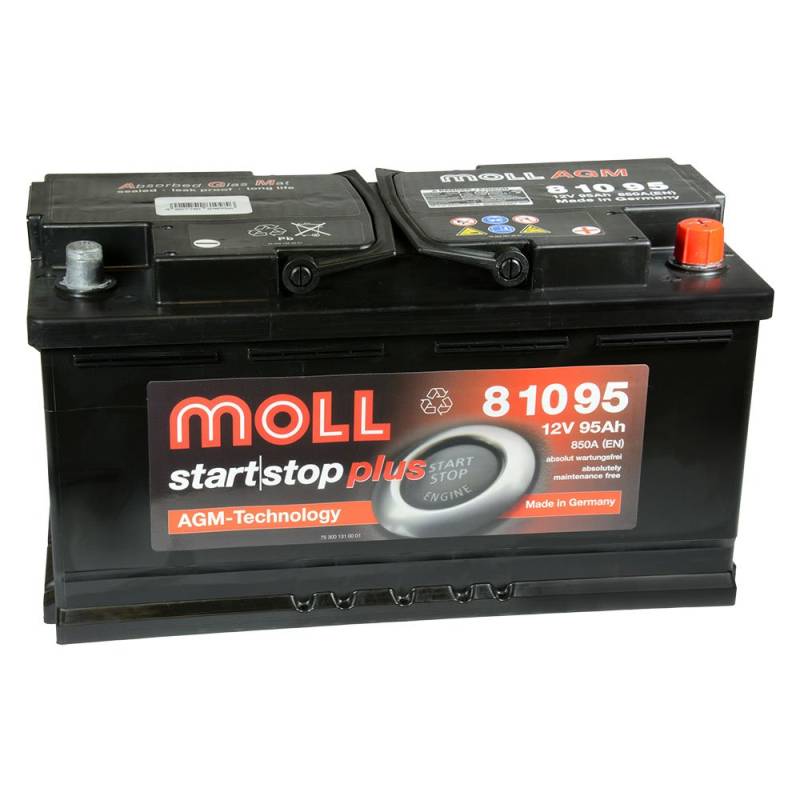 Moll Start|Stop Plus AGM 81095 12V 95Ah von Moll