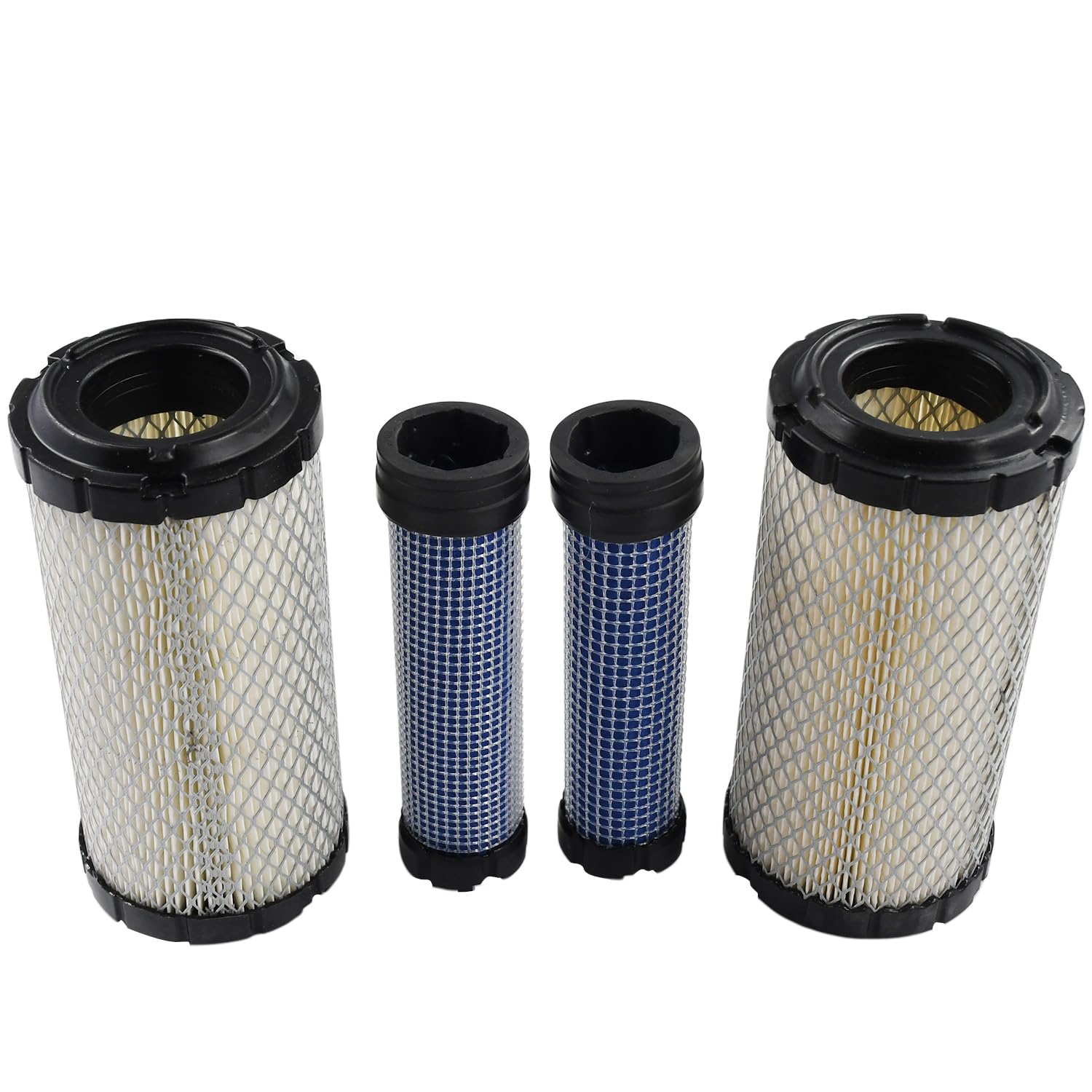 Molloparts 2 Sets Luftfilter-Set M123378 M807331 kompatibel mit Kawasaki Motor FX651 FX691 FX730 FX751 FX801 FX850 FX921 FXT00V kompatibel mit John Deere UTV Gator TS TX CS CX TH HPX von Molloparts