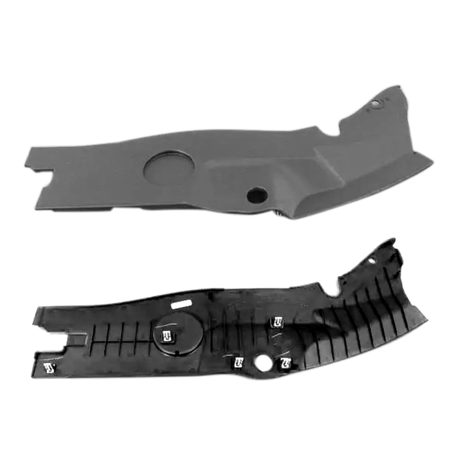 Molloparts 2 Stück Sichtschutz-Spritzschutzplatten links und rechts, kompatibel mit Mopar 5182337AA 5182336AA kompatibel mit Dodge Charger 2011–2014 05182337AA 05182336AA 5182336AA 5182336 von Molloparts