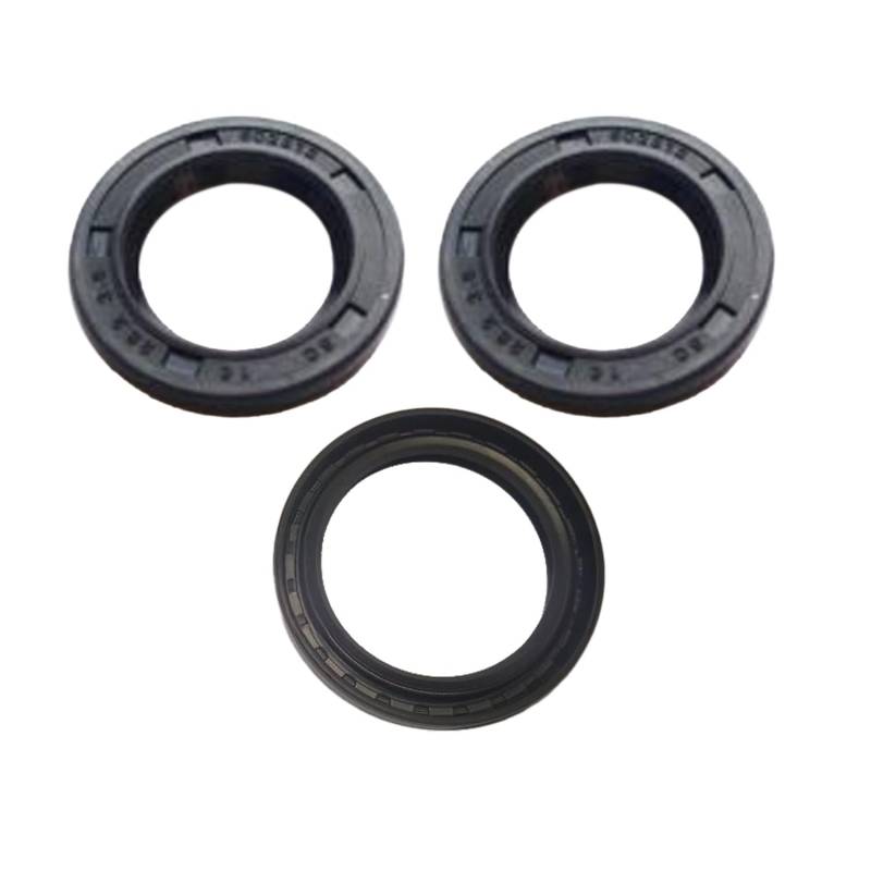 Molloparts 3 Stück 3B4-46163-00-00 Pront Differentialdichtungssatz kompatibel mit Yamaha Grizzly Rhino 350 450 550 700 Kodiak 700 Big Bear 400 YFM400FB Wolverine Viking 700 von Molloparts