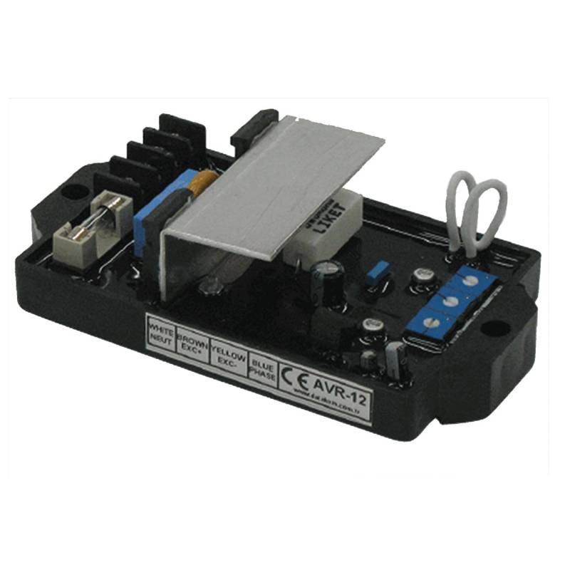 Molloparts Automatischer Spannungsregler AVR-5 Kompatibel mit Datakom Automatischer Spannungsregler AVR-12 Bürstenloser Typ Lichtmaschine Kompatibel mit verschiedenen Arten von Lichtmaschinen von Molloparts