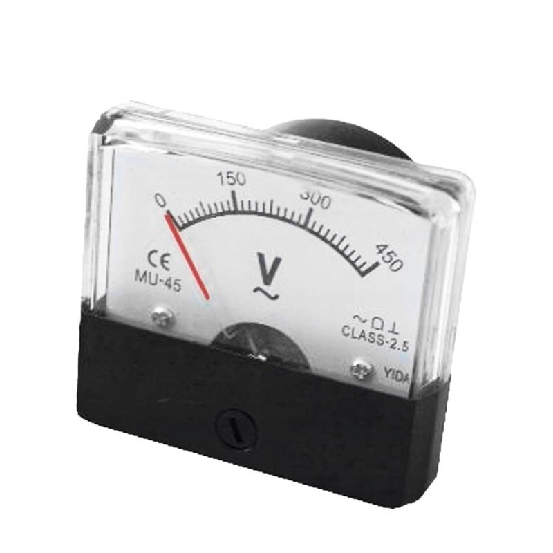 Molloparts Panel Meter Voltmeter MU-45 MU45 0-450V Kompatibel mit Kipor Generator KDE6500E3 KGE12E3 KGE15E3 von Molloparts