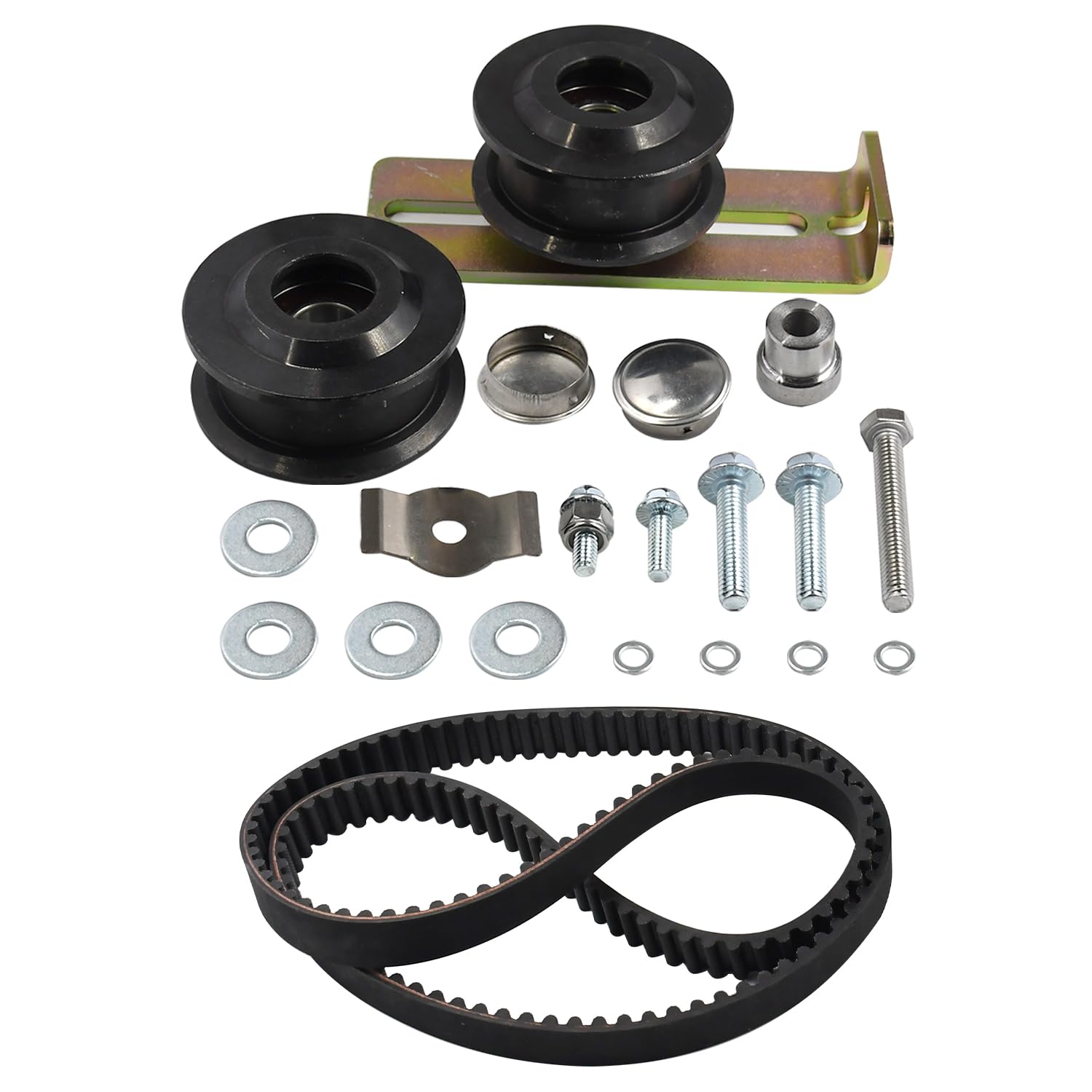 Molloparts Riemenscheiben Spannrolle Kit und Mähriemen 1314506 126-7890 Kompatibel mit Exmark ECKA30 Kompatibel mit Toro TimeMaster Rasenmäher 20975 20977 Kompatibel mit TurfMaster 22210 22215 22205TE von Molloparts