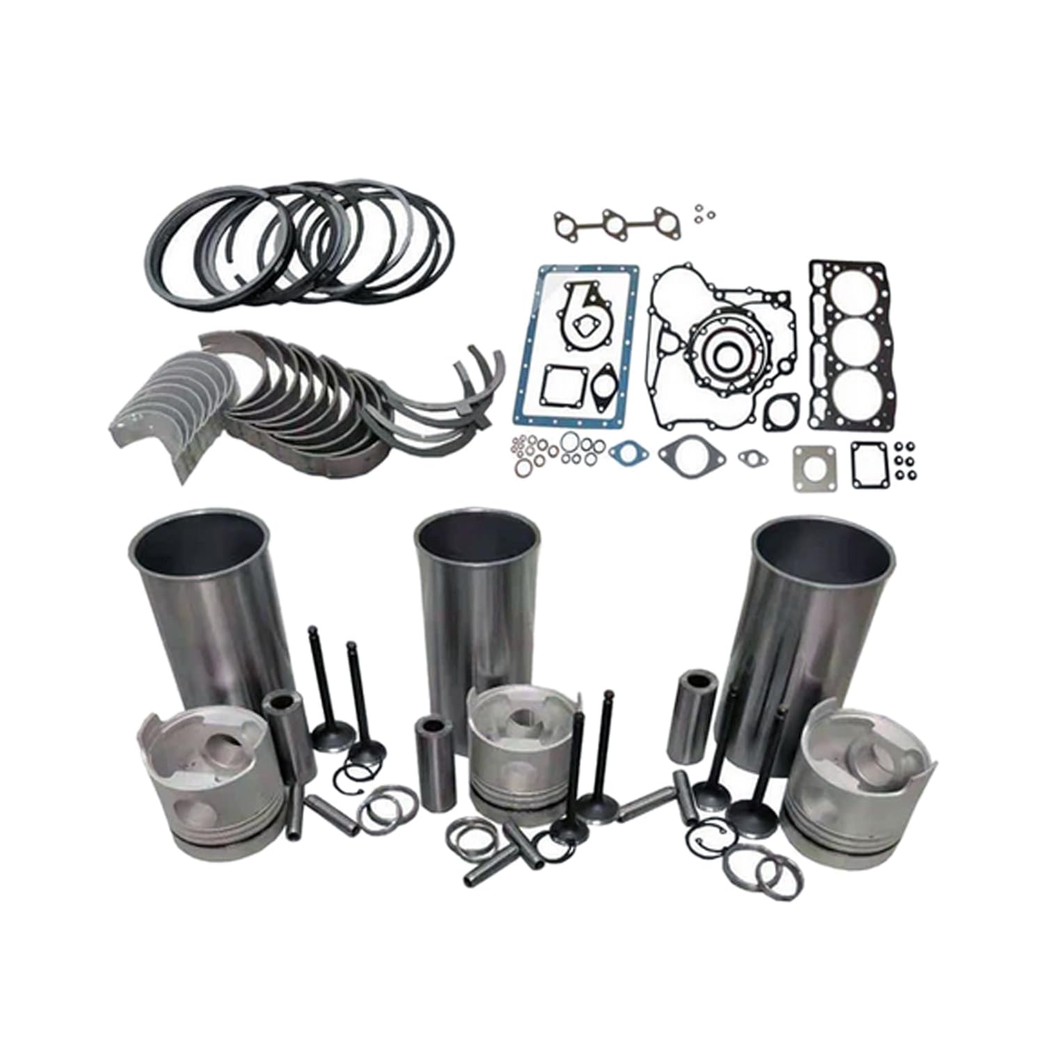 Molloparts Überholung Rebuild Kit Kompatibel mit Isuzu Bagger Dieselmotor 3CB-SZS4 ZTS von Molloparts