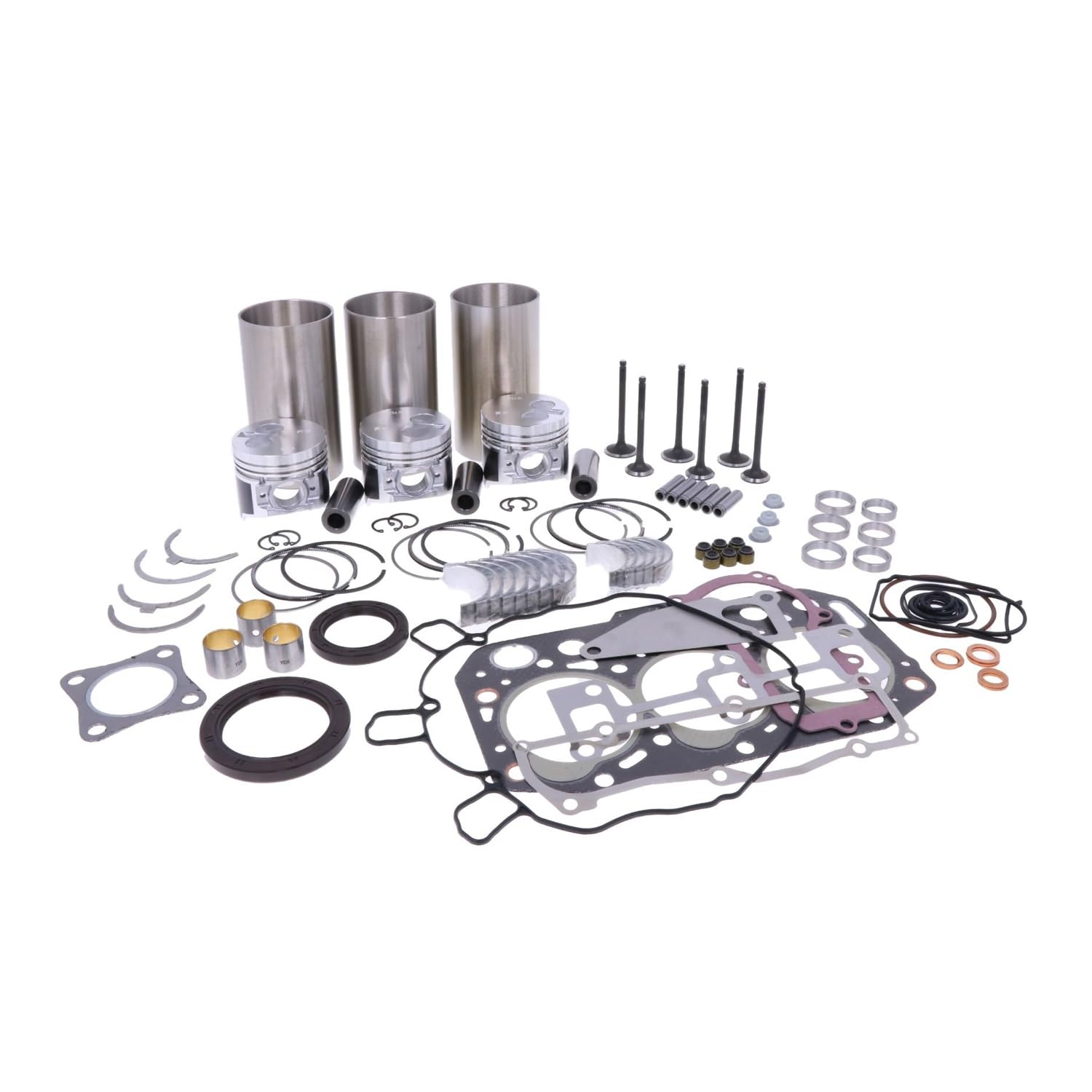 Molloparts Überholung Rebuild Kit Kompatibel mit Yanmar Motor 3TNV70 Kompatibel mit Komatsu Motor 3D70E von Molloparts