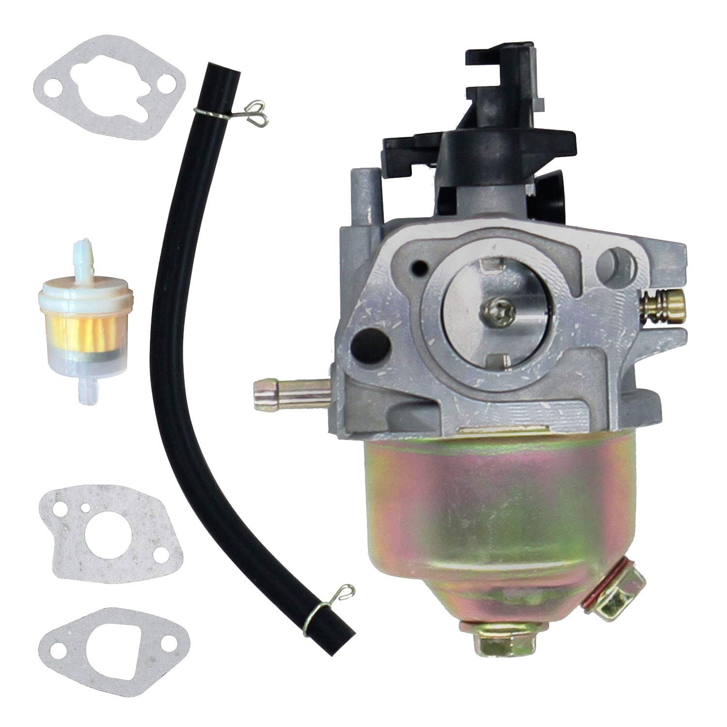 Molloparts Vergaser 099980132005, kompatibel mit Honda-Motor 168FA 168FB, kompatibel mit Loncin-Motor 7103338, 173 cc, kompatibel mit Workforce Hochdruckreiniger 163 ccm, 2500 PSI von Molloparts