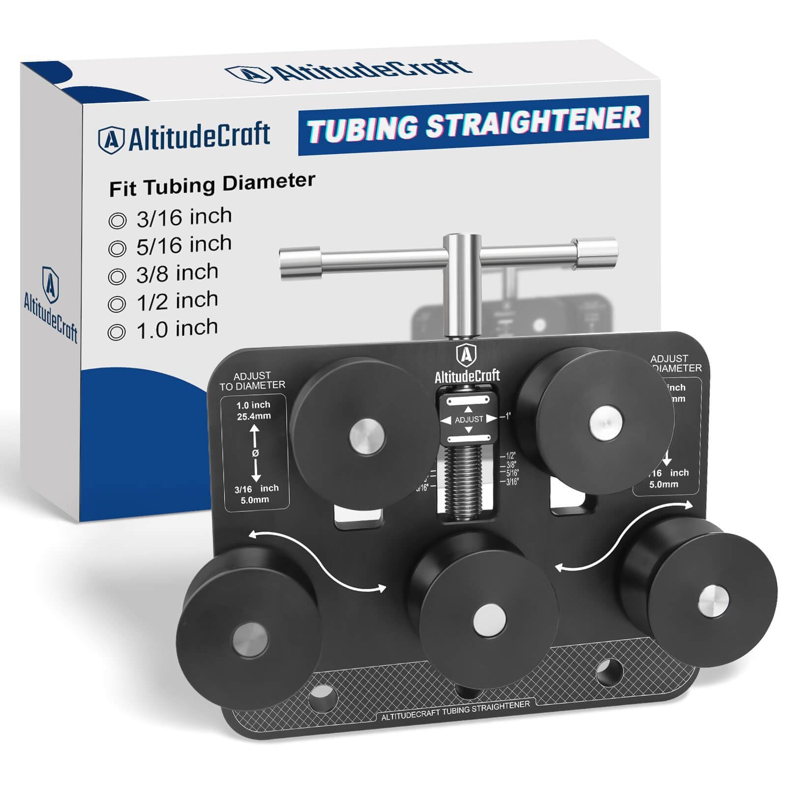 Monivi Rohrrichter, Bremsleitungsrichter, Rohrrichteisen für 3/16 Zoll – 2,5 cm Durchmesser, Kraftstoffleitung, weiches Aluminium und Kupferrohre von Monivi