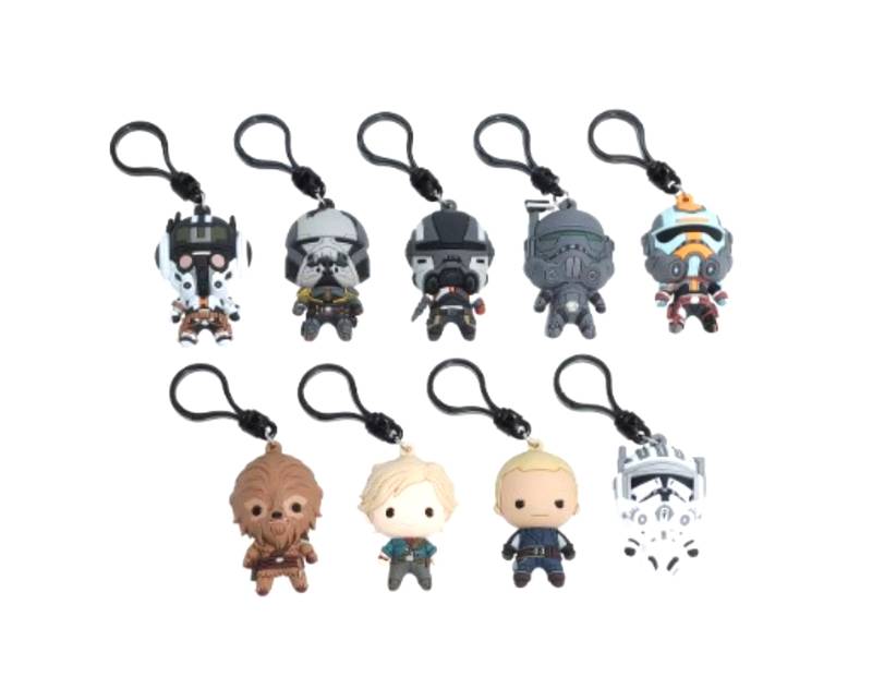 Monogram Disney Star Wars The Bad Batch Figural Bag Clip Series 2-3D Foam Figural Bag Clip in Blind Bag – Schlüsselanhänger, Mehrfarbig, 6 cm von Monogram