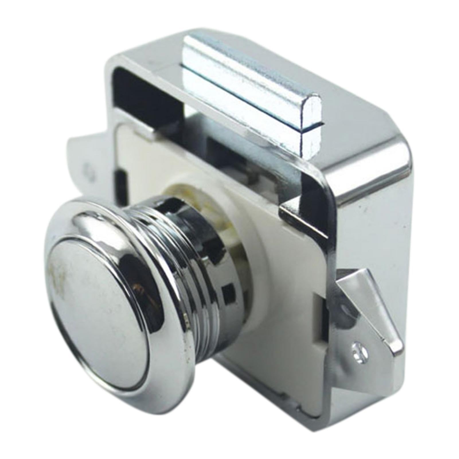 Monozoz Druckknopf Schlösser, Schranktürriegel, Lock Button Latch Door Verriegelung, Druckknopf Verriegelungsschlösser, Für Wohnwagen, Wohnmob, Wohnmobil, Van, Verriegelung, Schrank von Monozoz