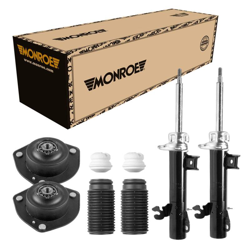 Monroe 2 Stoßdämpfer Vorne + Domlager und Staubschutz für MINI Mini R56 R57 von Monroe Bundle