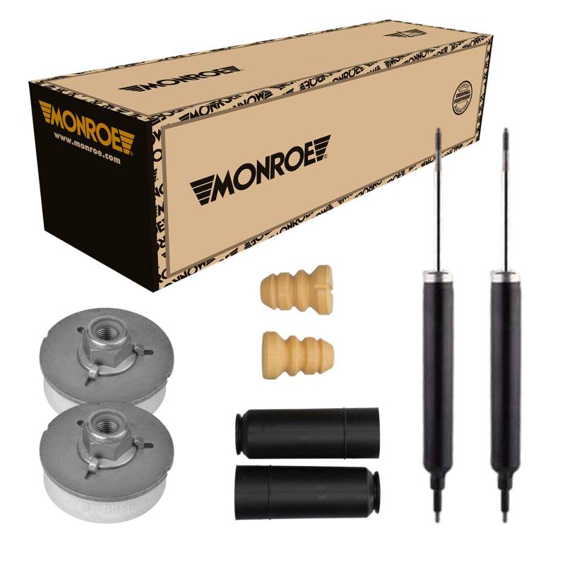 Monroe Stoßdämpfer Hinten + Domlager Staubschutz für BMW 1 E81 E87 3 Touring E91 von Monroe Bundle