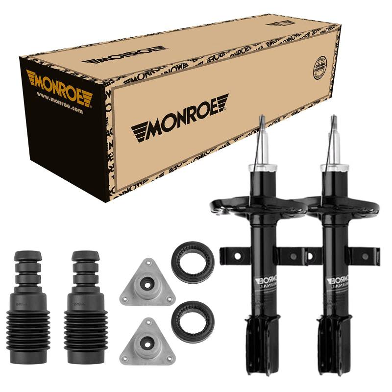 Monroe Stoßdämpfer Vorne + Domlager Staubschutz für Renault Clio 3 Clio 4 BHx von Monroe Bundle