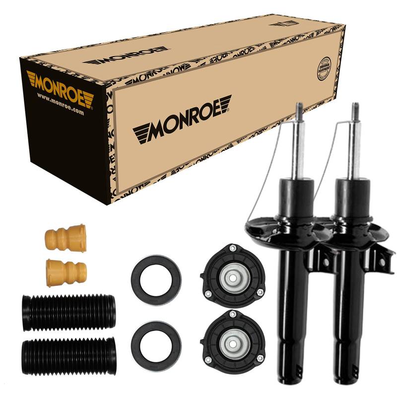 Monroe Stoßdämpfer Vorne + Domlager Staubschutz für VW Golf 5 1K1 Golf 6 5K1 von Monroe Bundle