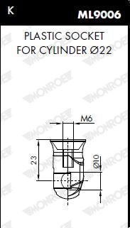 Gasfeder, Koffer-/Laderaum rechts hinten Monroe ML6287 von Monroe