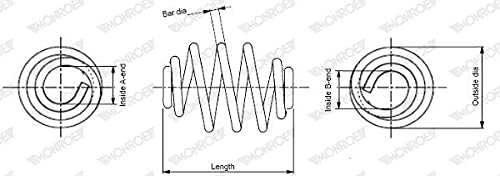 Monroe SN0405 Spiralfeder von Monroe