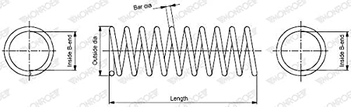 Monroe SP0169 Oespectrum Spiralfeder von Monroe