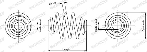 Monroe SP0427 Oespectrum Spiralfeder von Monroe