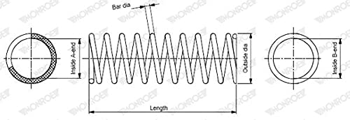 Monroe SP1370 Oespectrum Spiralfeder von Monroe