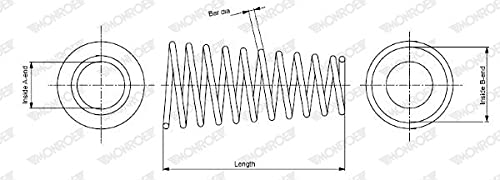 Monroe SP2725 Oespectrum Spiralfeder von Monroe