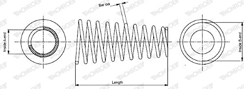 Monroe SP3665 Oespectrum Spiralfeder von Monroe