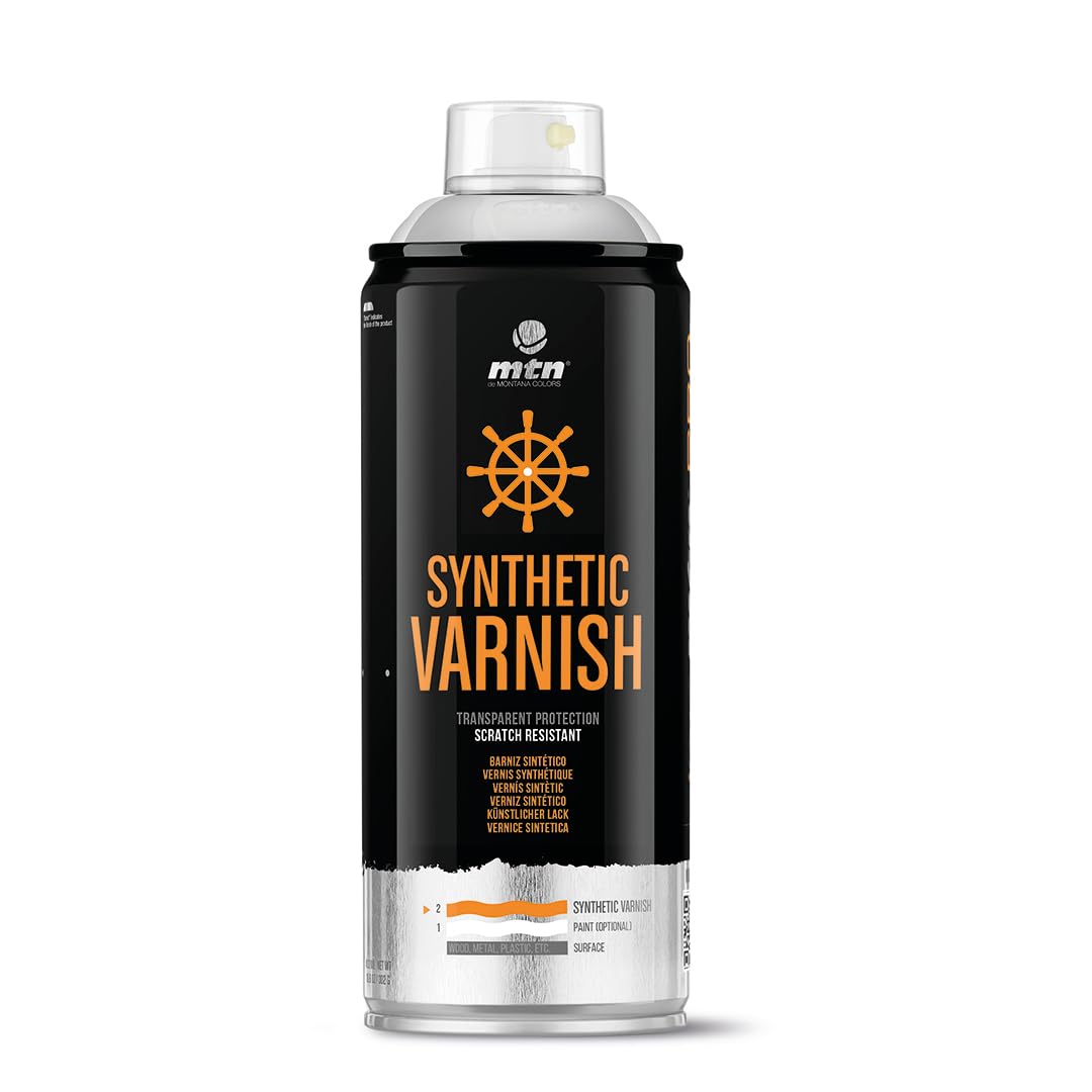 Montana Colors MTN Pro Synthetic Varnish – Matte, Spray, 400 ml von Montana Colors