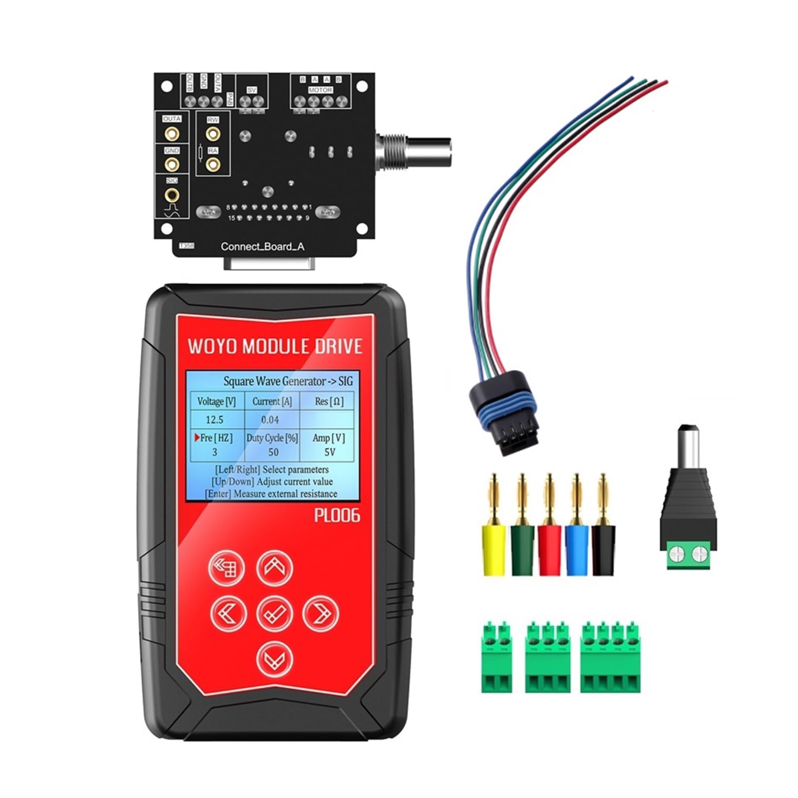 Montesy Auto-Spulentester, Injektor-Magnetspule, Schrittmotor-Diagnosewerkzeug, Auto-Simulator mit 11,4 cm Bildschirm von Montesy