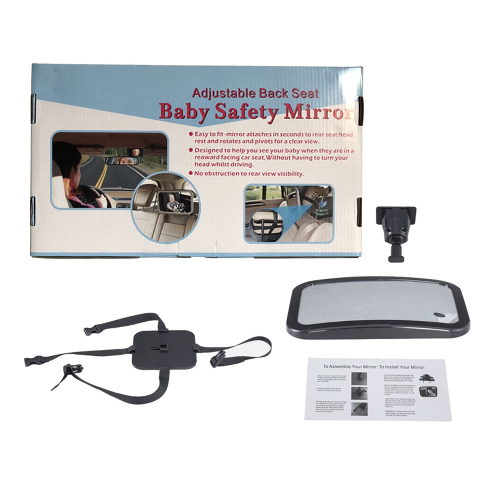 Montesy Rotation Auto Baby für Sitz Innen Rückansicht Kinderbetreuung Autozubehör Babyzubehör Innen von Montesy