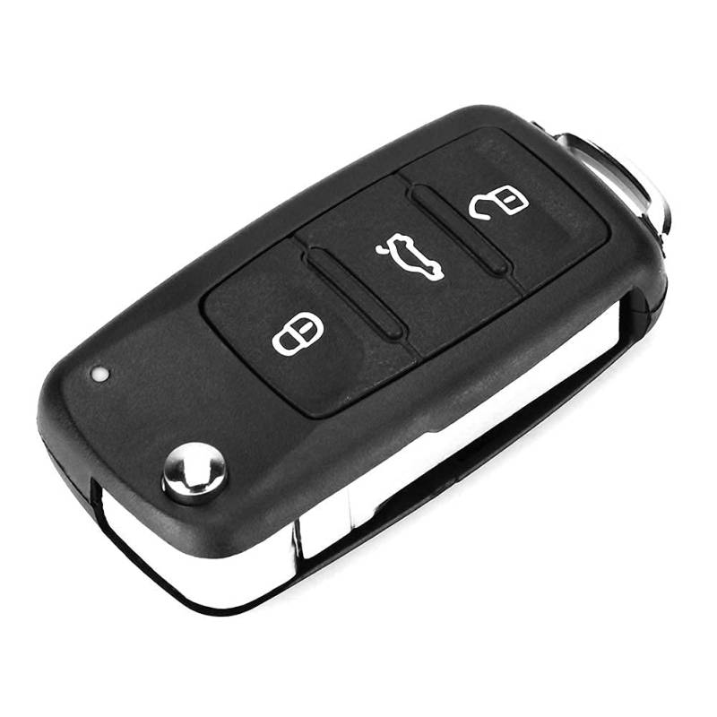 Auto Fernschlüssel Klonen Key Fob, Fernbedienungen Schlüsselanhänger 3 Tasten Auto Fernbedienung Schlüsselanhänger Schutzhülle Schutzhülle Passend für MK6 von Qiilu