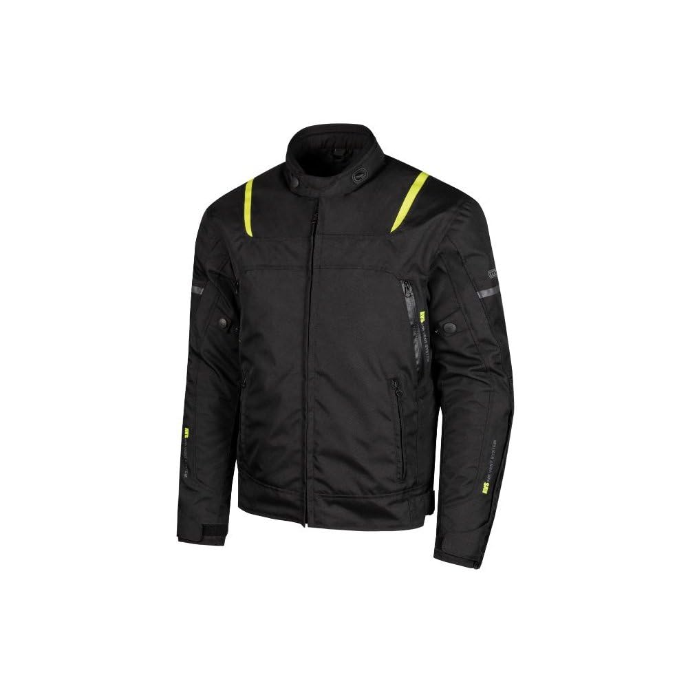 Moore Jacke Storm - Schwarz & Gelb, Größe 2XL von Moore