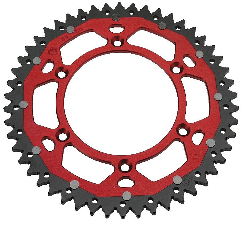 MOOSE RACING HARD-PARTS Sprocket Dual Mse Beta 50T Red von Moose Racing Hard-Parts