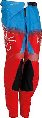 Moose Racing Agroid S22, Textilhose Jugend - Rot/Weiß/Blau - 18 von Moose Racing