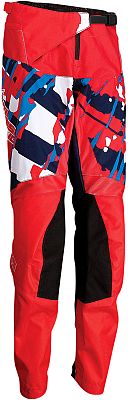 Moose Racing Agroid S22, Textilhose Kinder - Rot/Dunkelblau/Blau/Weiß - 18 von Moose Racing