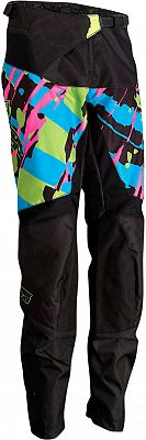 Moose Racing Agroid S22, Textilhose Kinder - Schwarz/Neon-Grün/Neon-Pink/Neon-Blau - 20 von Moose Racing