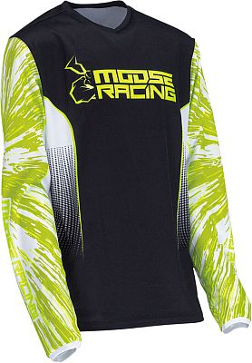 Moose Racing Agroid S22, Trikot Jugend - Grün/Weiß/Schwarz - L von Moose Racing