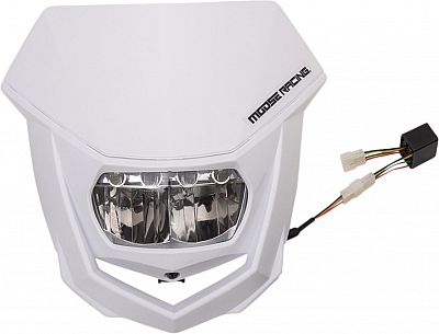 Moose Racing Halo LED, Frontmaske - Weiß von Moose Racing