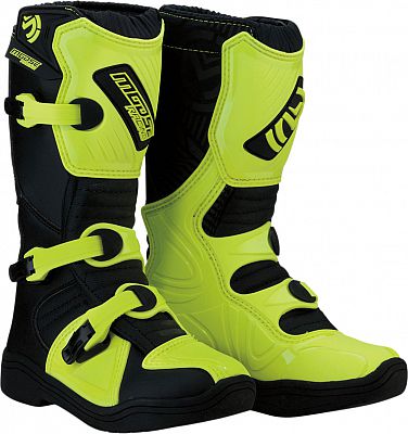 Moose Racing M1.3, Stiefel Jugend - Schwarz/Neon-Gelb - 3 US von Moose Racing