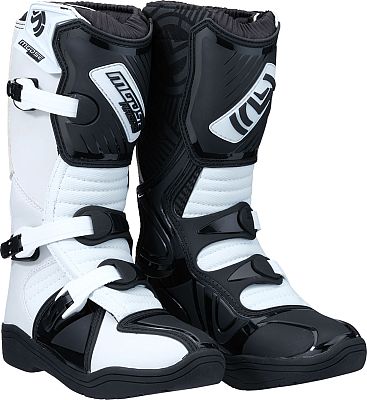 Moose Racing M1.3 S23, Stiefel Jugend - Weiß/Schwarz - 1 US von Moose Racing