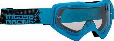 Moose Racing Qualifier Agroid, Crossbrille - Blau/Schwarz Klar von Moose Offroad