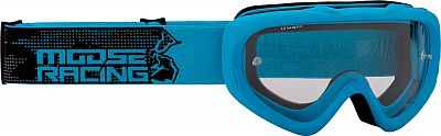 Moose Racing Qualifier Agroid, Crossbrille Kinder - Blau/Schwarz Klar von Moose Racing