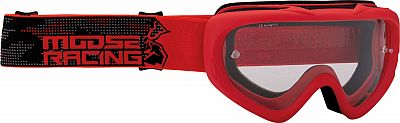 Moose Racing Qualifier Agroid, Crossbrille Kinder - Rot/Schwarz Klar von Moose Racing