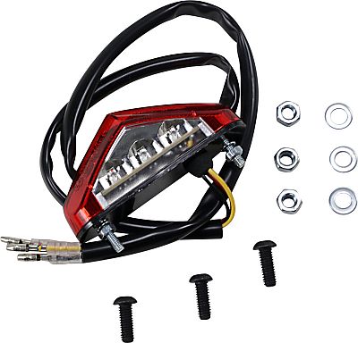 Moose Racing RSP LED, Ersatz-Leuchte - Rot/Klar von Moose Racing