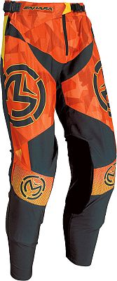 Moose Racing Sahara S22, Textilhose - Orange/Gelb/Schwarz - 28 von Moose Racing