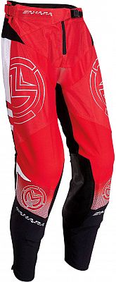 Moose Racing Sahara S22, Textilhose - Rot/Schwarz/Weiß - 28 von Moose Offroad