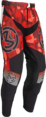 Moose Racing Sahara S22, Textilhose - Rot/Weiß/Schwarz - 28 von Moose Racing