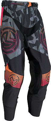 Moose Racing Sahara S22, Textilhose - Schwarz/Grau/Rot - 32 von Moose Racing